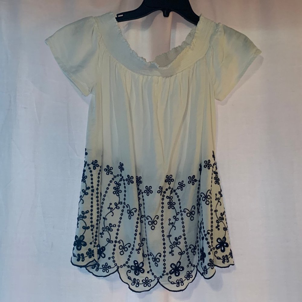 Off the Shoulder Cream White Top